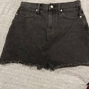 Madewell - Black Jean Skirt - Size 28